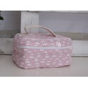 PINK CLOUDS WASH BAG WITH HANDLE