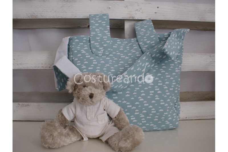 grey stars changing bag