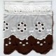 COLOURED RUFFLED EYELET EMBRODERY LACE 014