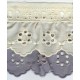 COLOURED RUFFLED EYELET EMBRODERY LACE 015