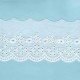 LIGHT CREAM / WHITE  EYELET EMBRODERY  LACE 035