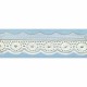LIGHT CREAM / WHITE  EYELET EMBRODERY  LACE 040