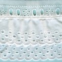 TIRA BORDADA BLANCA/BEIGE FRUNCIDA 038