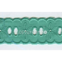 COLOURED EYELET EMBRODERY INSERTION 001