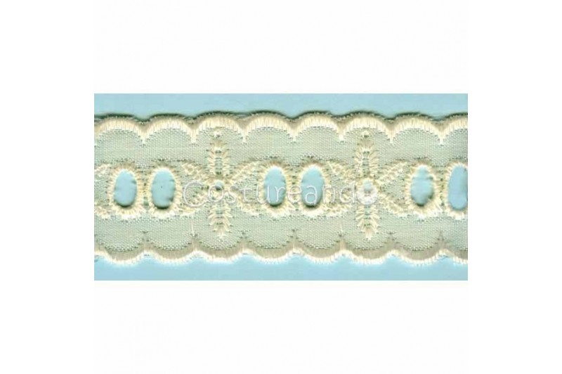 TIRA BORDADA BLANCA/BEIGE ENTREDÓS 013