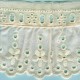 TIRA BORDADA BLANCA/BEIGE FRUNCIDA 001