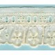 TIRA BORDADA BLANCA/BEIGE FRUNCIDA 001