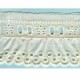 TIRA BORDADA BLANCA/BEIGE FRUNCIDA 016