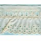 TIRA BORDADA BLANCA/BEIGE FRUNCIDA 016