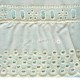 TIRA BORDADA BLANCA/BEIGE FRUNCIDA 016