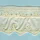 TIRA BORDADA BLANCA/BEIGE FRUNCIDA 018
