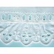 TIRA BORDADA BLANCA/BEIGE FRUNCIDA 028