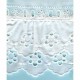 TIRA BORDADA BLANCA/BEIGE FRUNCIDA 034