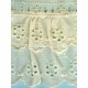 TIRA BORDADA BLANCA/BEIGE FRUNCIDA 035