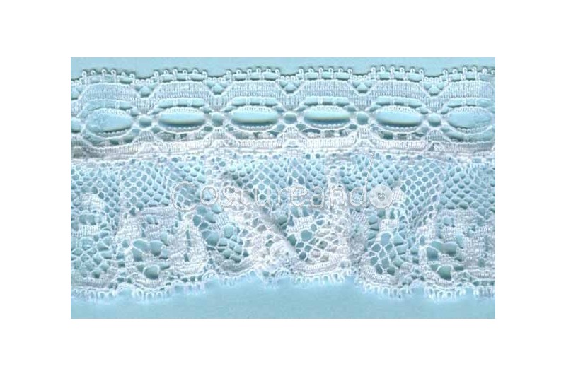 PUNTILLA DE NYLON FRUNCIDA 012