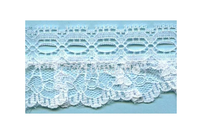 PUNTILLA DE NYLON FRUNCIDA 043