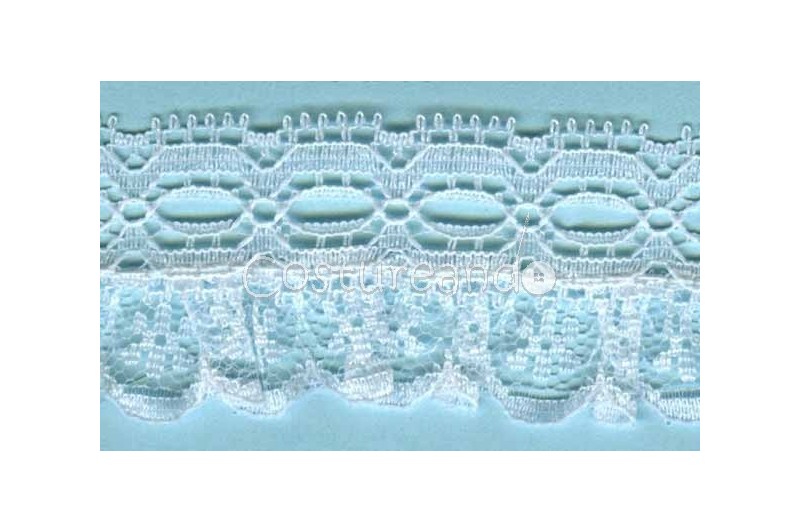 PUNTILLA DE NYLON FRUNCIDA 049