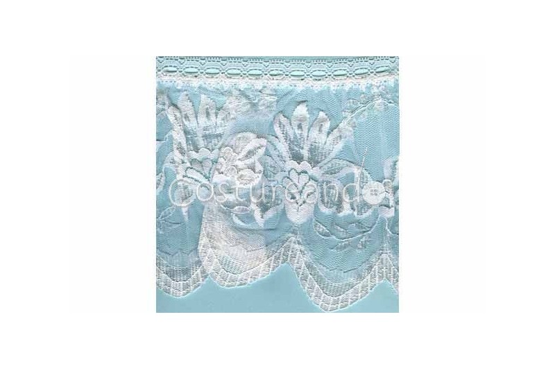 PUNTILLA DE NYLON FRUNCIDA 057