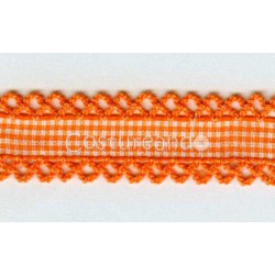PLAIN COLOUR RIBBON PICOT EDGED 001